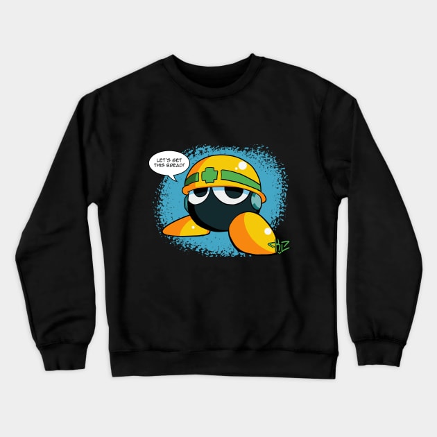 Mettaur Classic Yellow Crewneck Sweatshirt by KnightLineArt